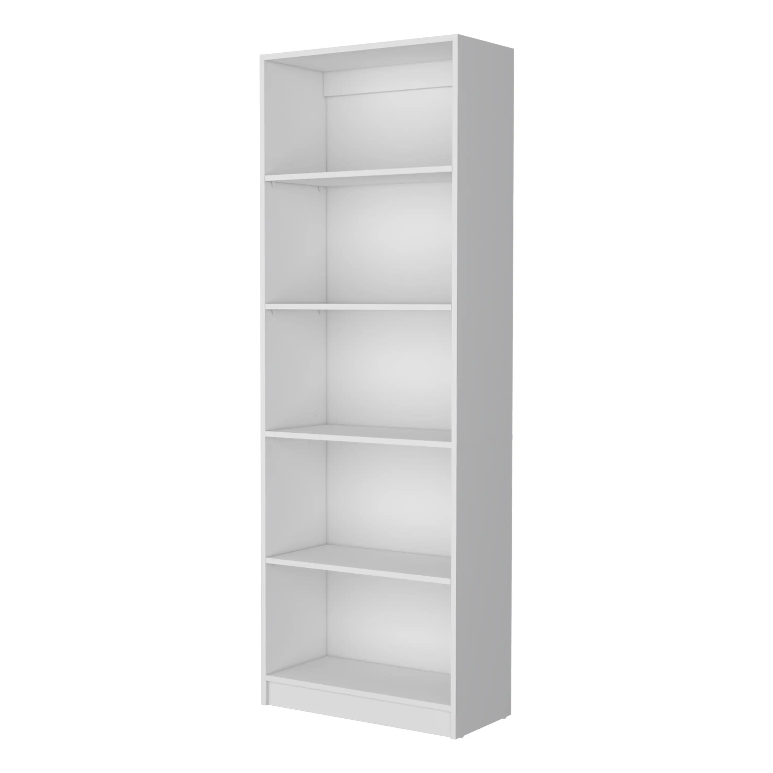 TUHOME Estanteria Recta 4R Home con 5 estantes Home, Blanco