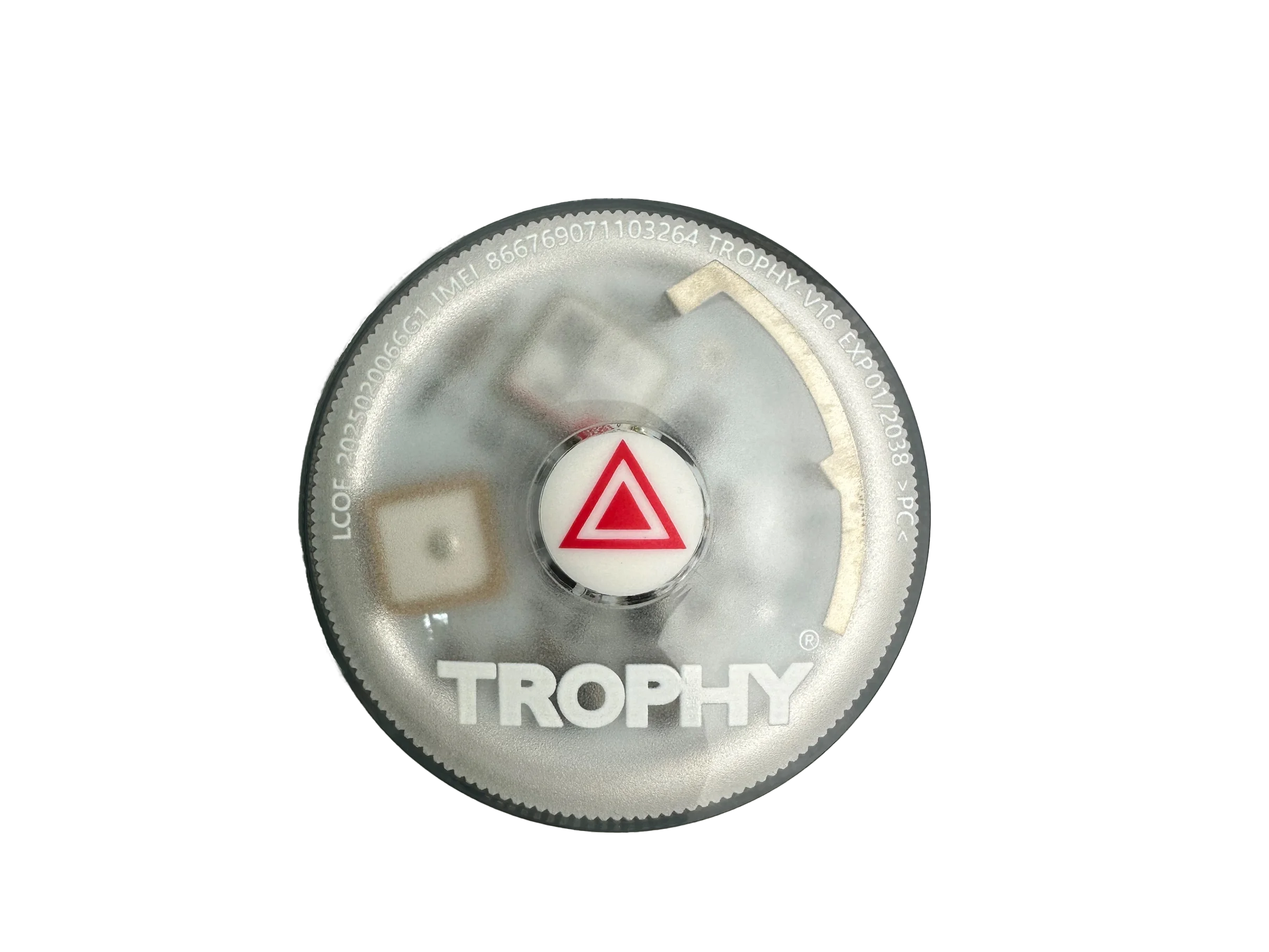 Trofeo - Faro di emergenza V16, Luce di emergenza IoT V16 con geolocalizzazione, Pronto dal 2026, Faro collegato con DGT 3.0, Segnale V-16 per auto, Notifica di posizione.