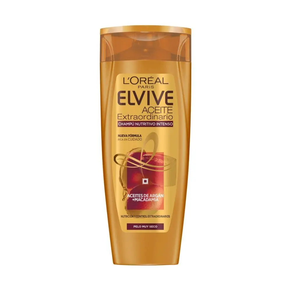 ELVIVE CHAMPU ACEITE EXTRA CAB SECO 380 ML PK ***