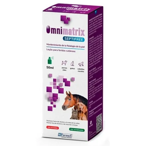 Omnimatrix Septifree Spray Para Perros, Gatos Y Caballos 50 Ml