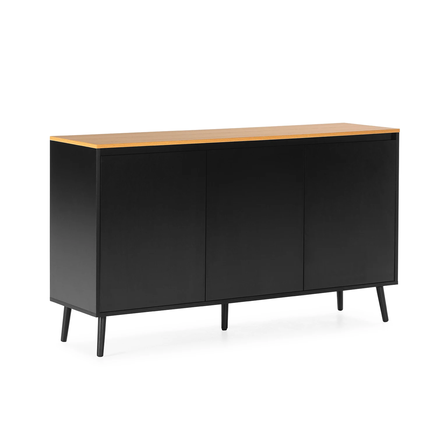VS Venta-Stock Aparador Desi 3 puertas color Negro