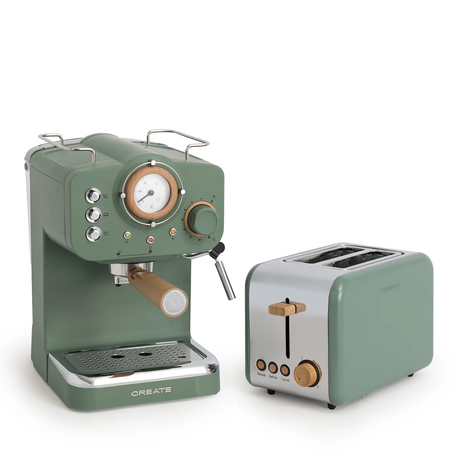 Create - pack toast retro toaster s+ thera retro express coffee maker matte finish