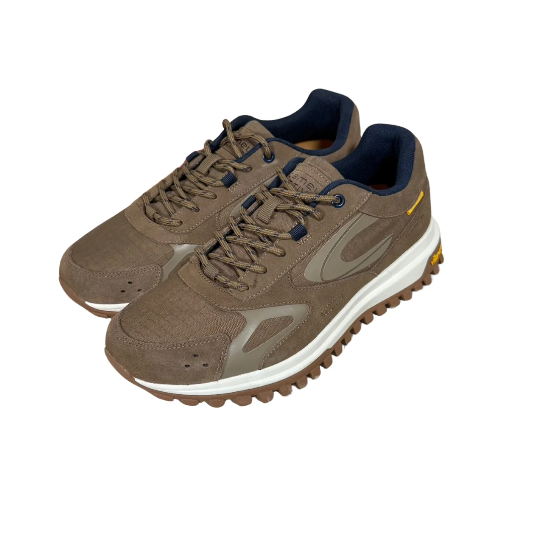 Camel active leather sneakers with non-slip water-resistant tex technology