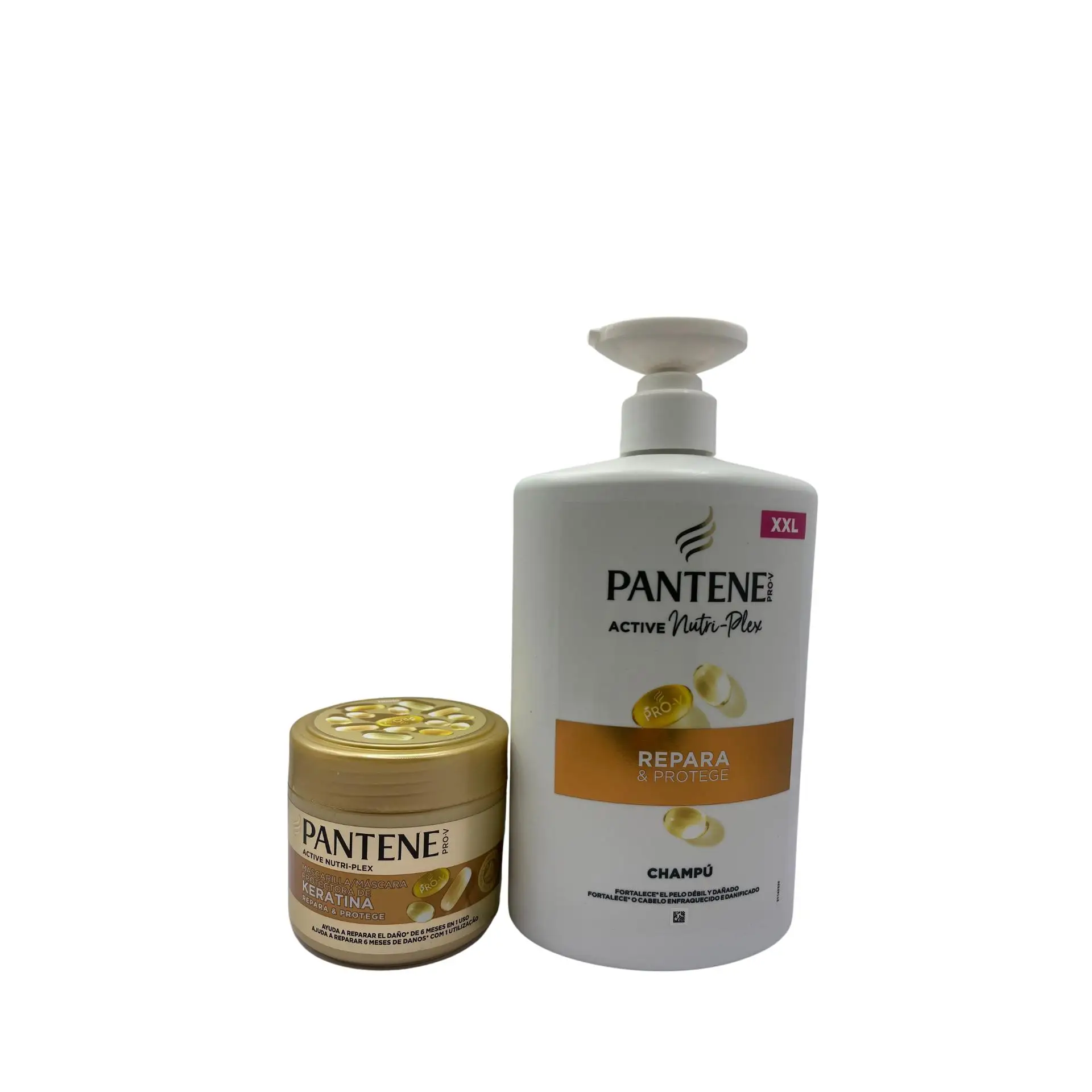 Pantene Repara Y Protege - champu y Mascarilla Pelo Seco Y Dañado - Con Keratina Para Alisar El Cabello -