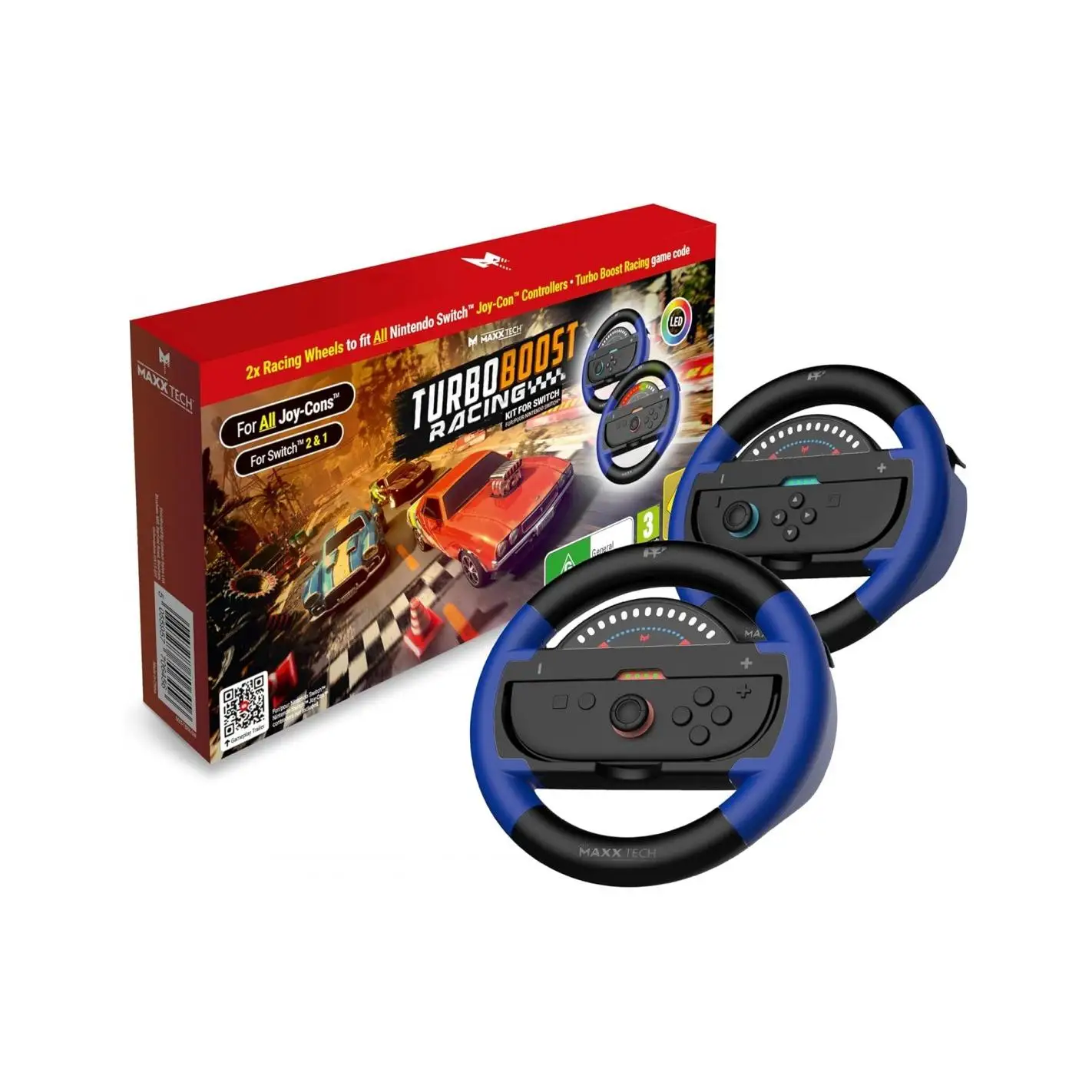 Maxx Tech Turbo Boost Racing Kit - Switch 2 Edition