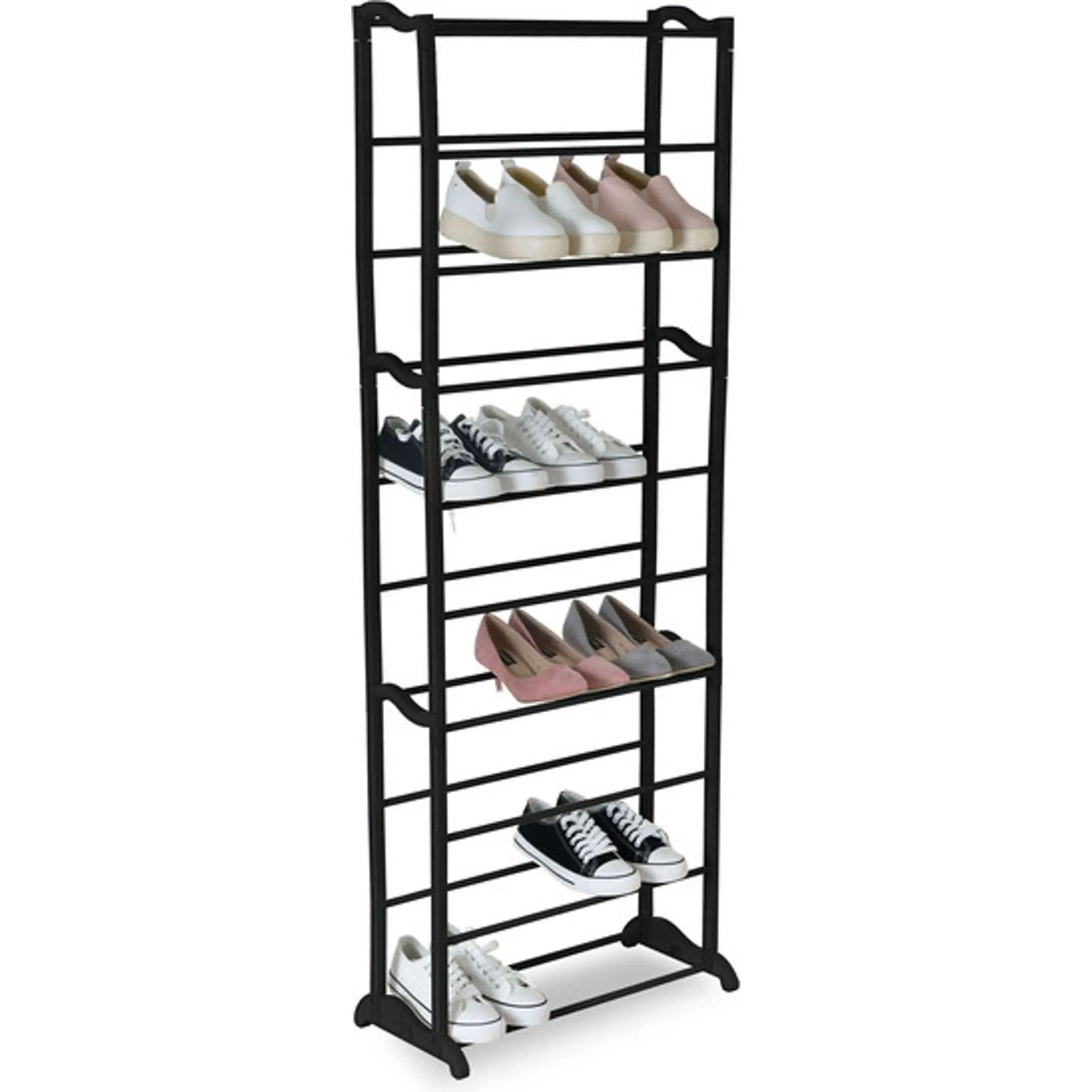 Confortime - Zapatero Metálico, Capacidad 30 Pares, 50x25x140 cm - Organizador de Espacios Reducidos, Diseño Moderno y Funcional, Resistente y Duradero