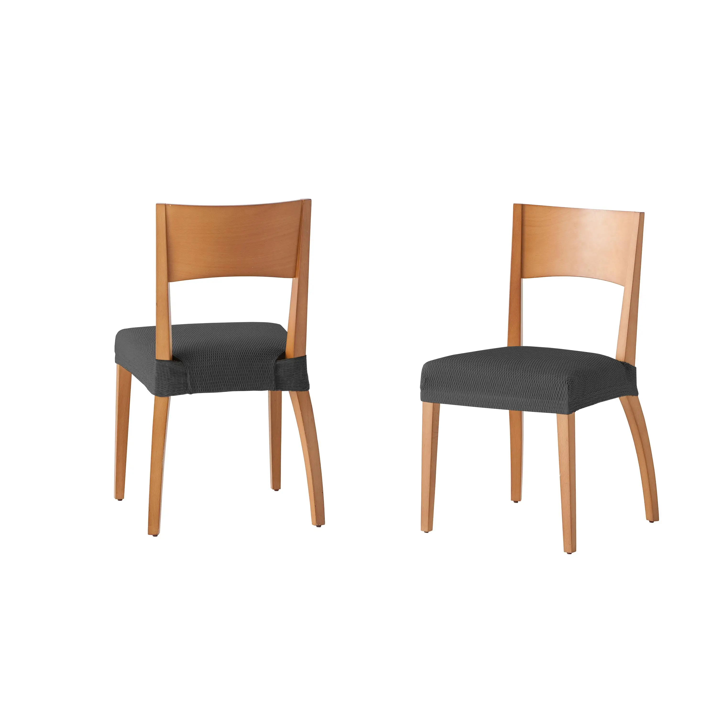 VALENTIA HOME Funda Silla Asiento/Respaldo Pack 2 París | Funda Silla Comedor o Cocina | Protector de Silla