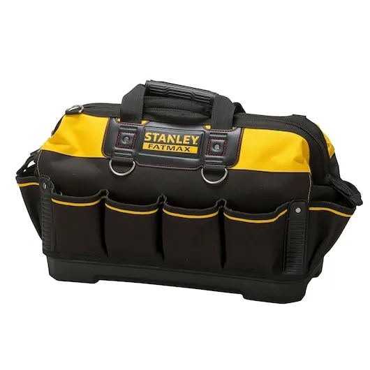 STANLEY 1-93-950 – Bolsa de Herramientas FatMax Cerrada con Gran Capacidad y Base Rígida Reforzada