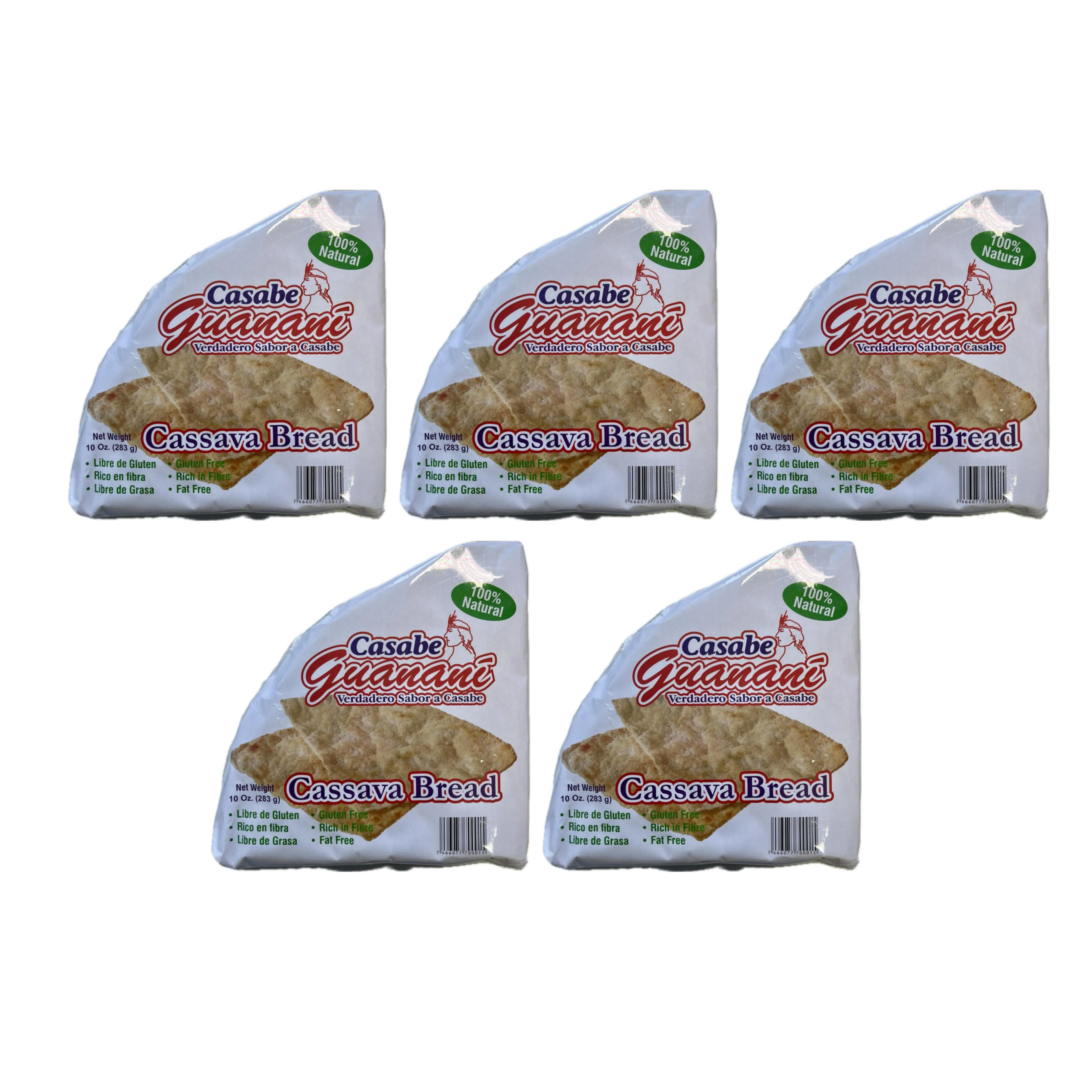 CASSAVA BREAD , 283 GRAM .CASABE GUANANÍ .GLUTEN FREE