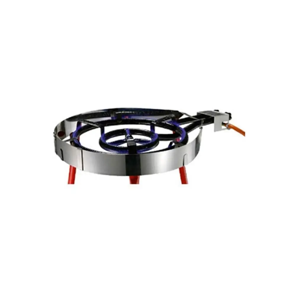 Paravientos inoxidable paellero 86x7 cm