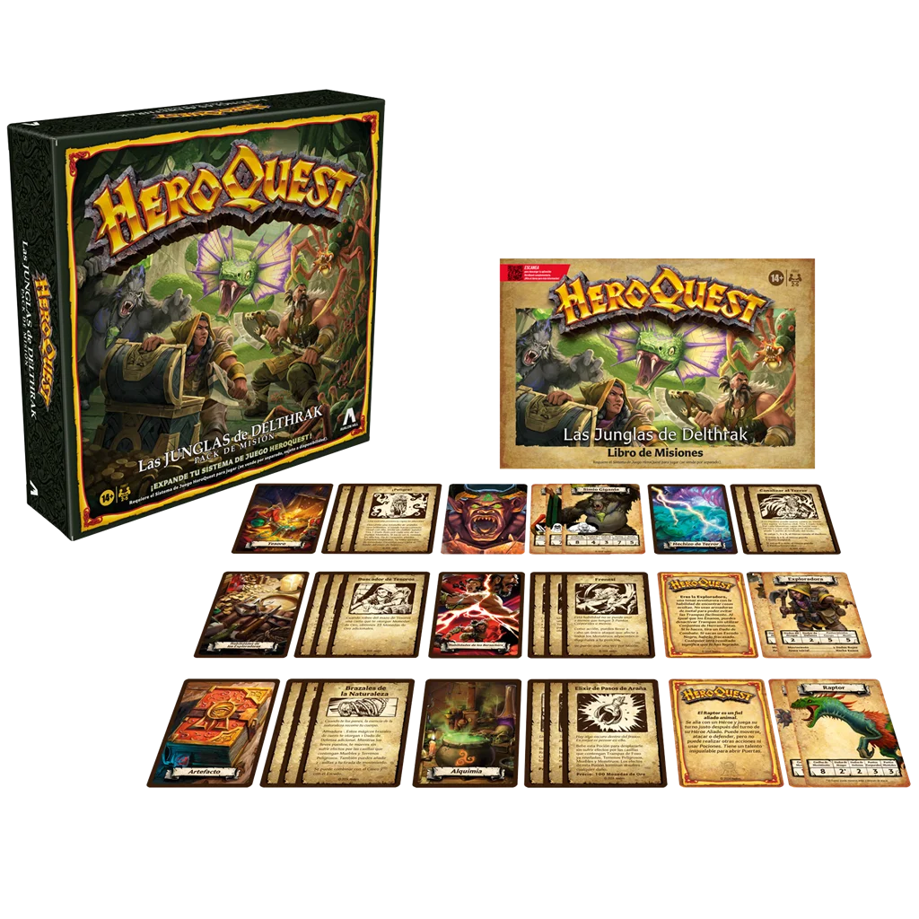 Hasbro-Heroquest-the jungles of Delthrak