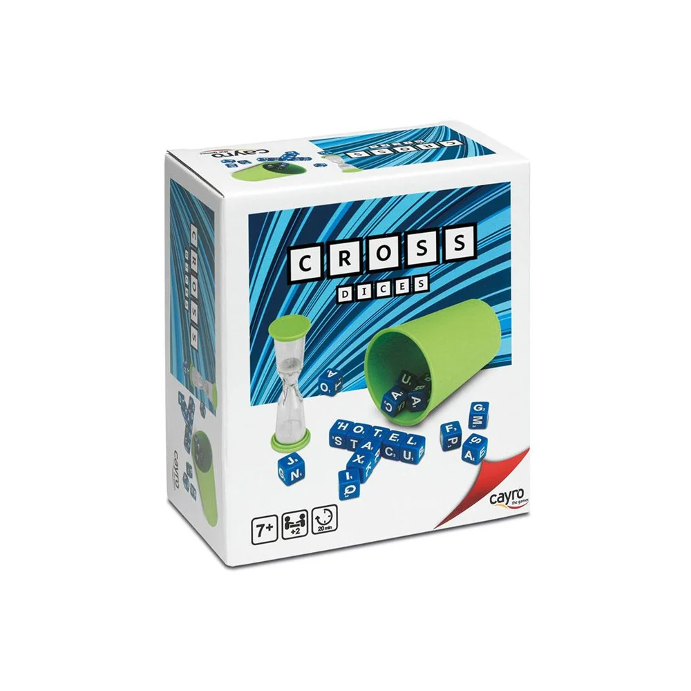 Discover the magic of Cayro's Cross Dices Board Game for 2 players, ideal for ages 7 and up, featuring durable plastic dice and strategic gameplay that enhances critical thinking and social skills for kids.