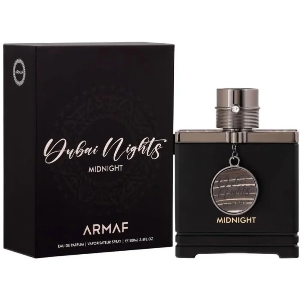 Dubai Nights Midnight Armaf 100 ml, perfume árabe masculino intenso, sofisticado y misterioso nocturno