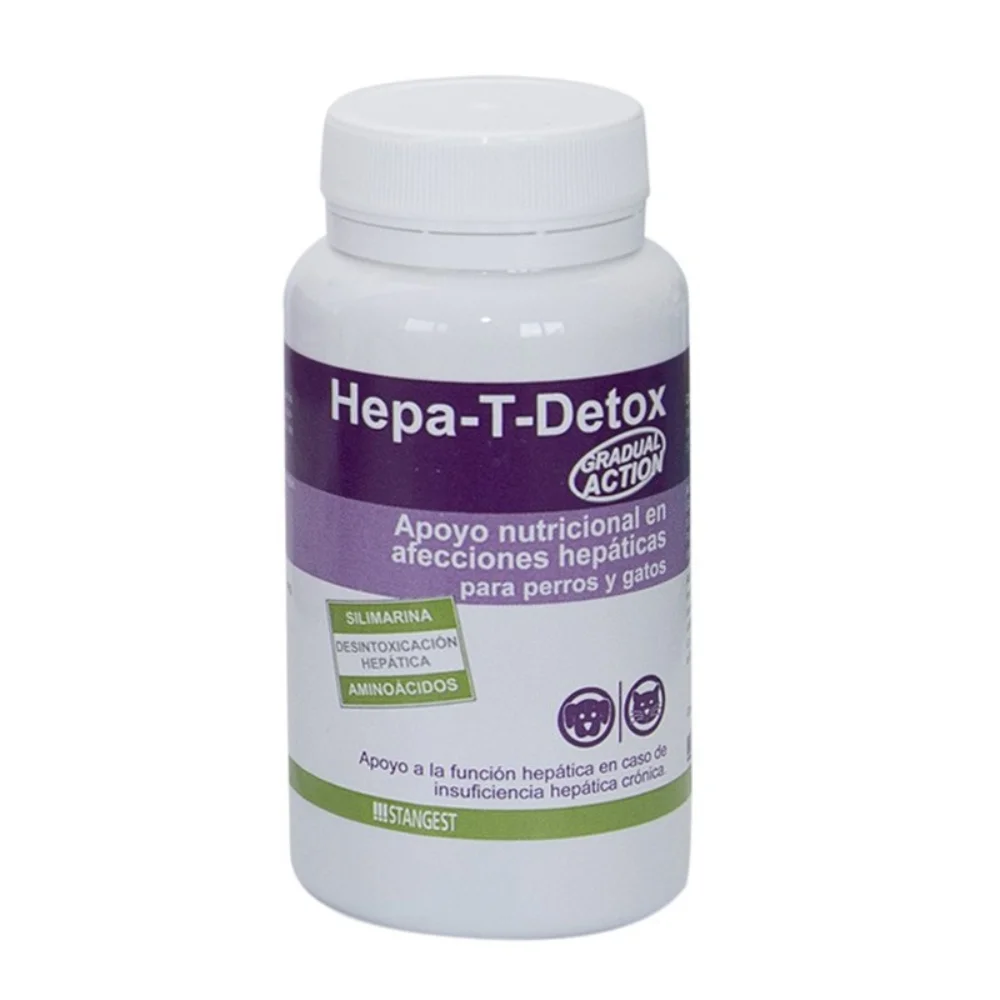 Stangest Hepa-T Detox 60 comprimidos – Suplemento Hepático para Perros y Gatos