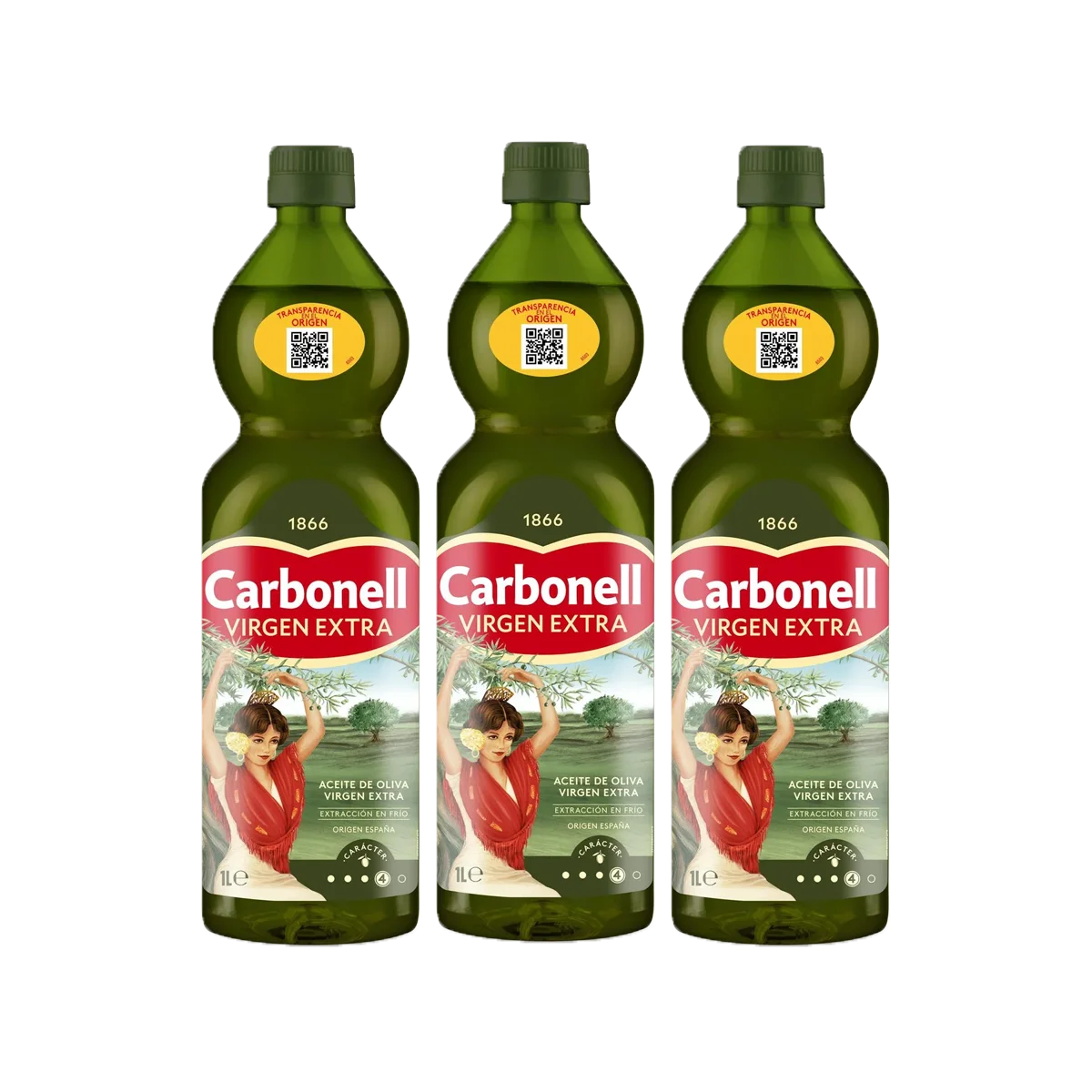 3ud - Aceite de oliva virgen extra Carbonell 1 l - 3 unidades