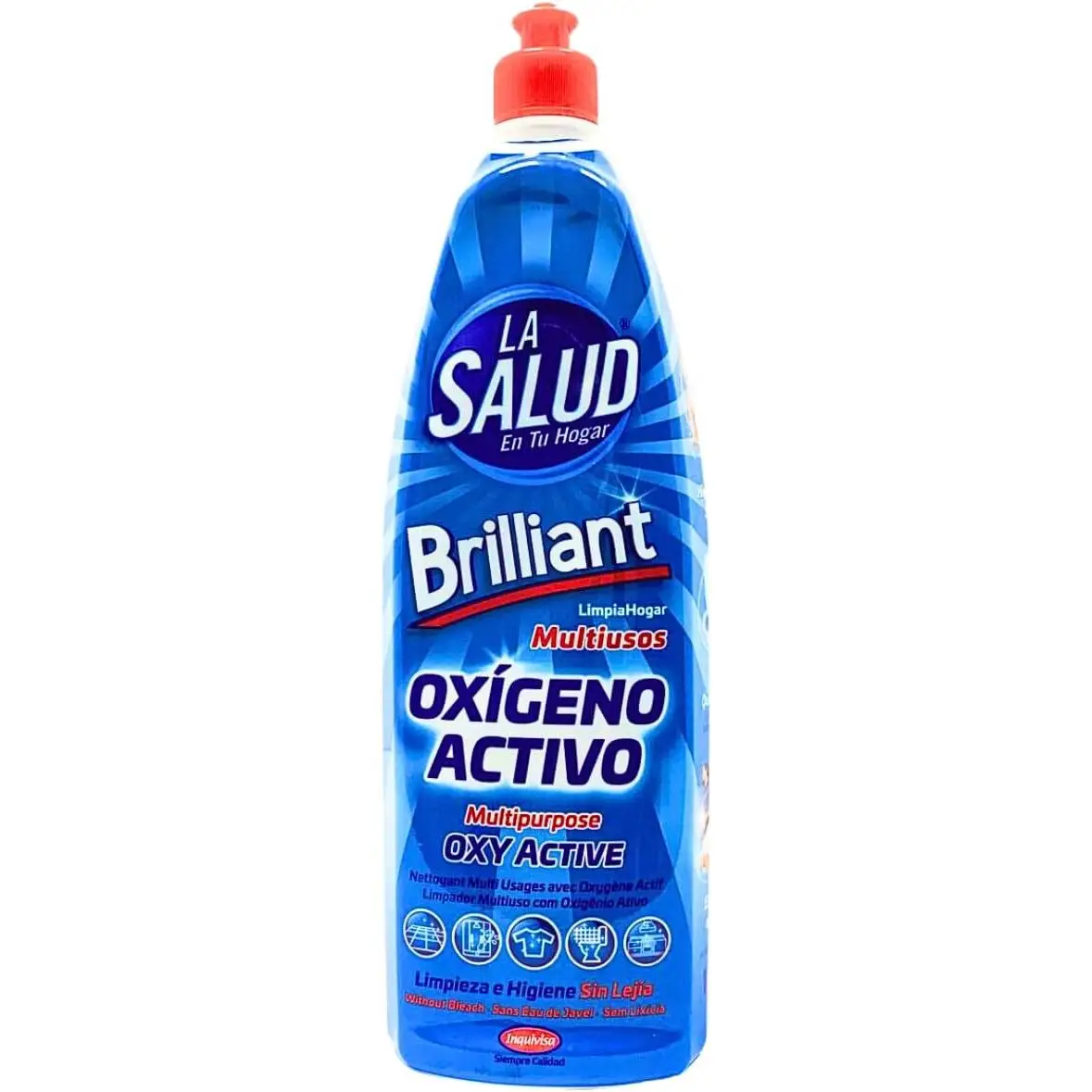 PACK de 8 - la Salud Oxigeno activo Limpia Hogar Brilliant Sin Lejía