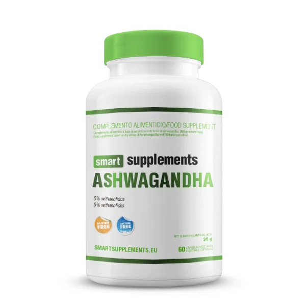 Ashwagandha - 60 vegetable capsules from Smart Supplements