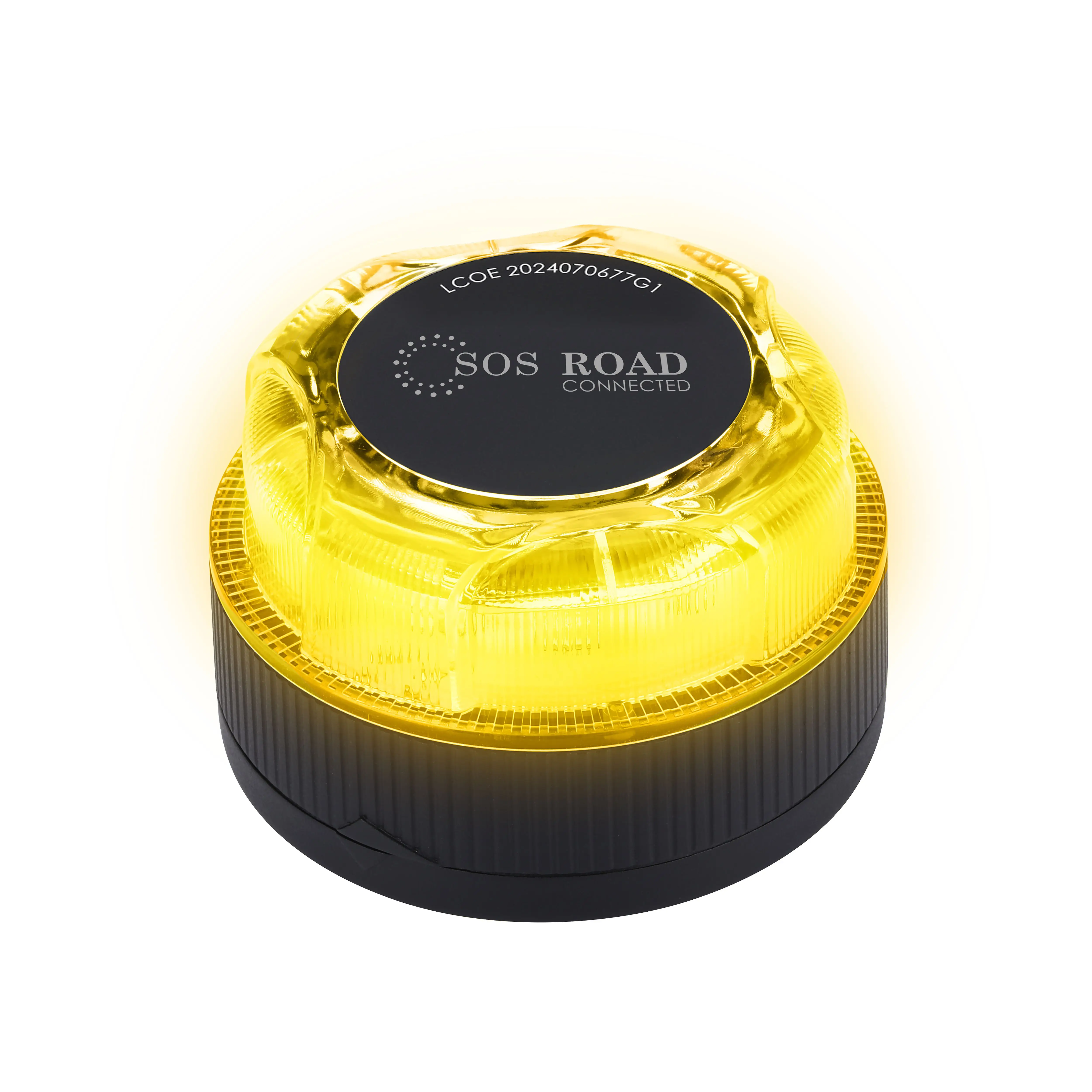 Baliza SOS ROAD Connected - Luz de Emergencia con Geolocalización para Coche Homologada DGT 3.0 (Obligatoria)
