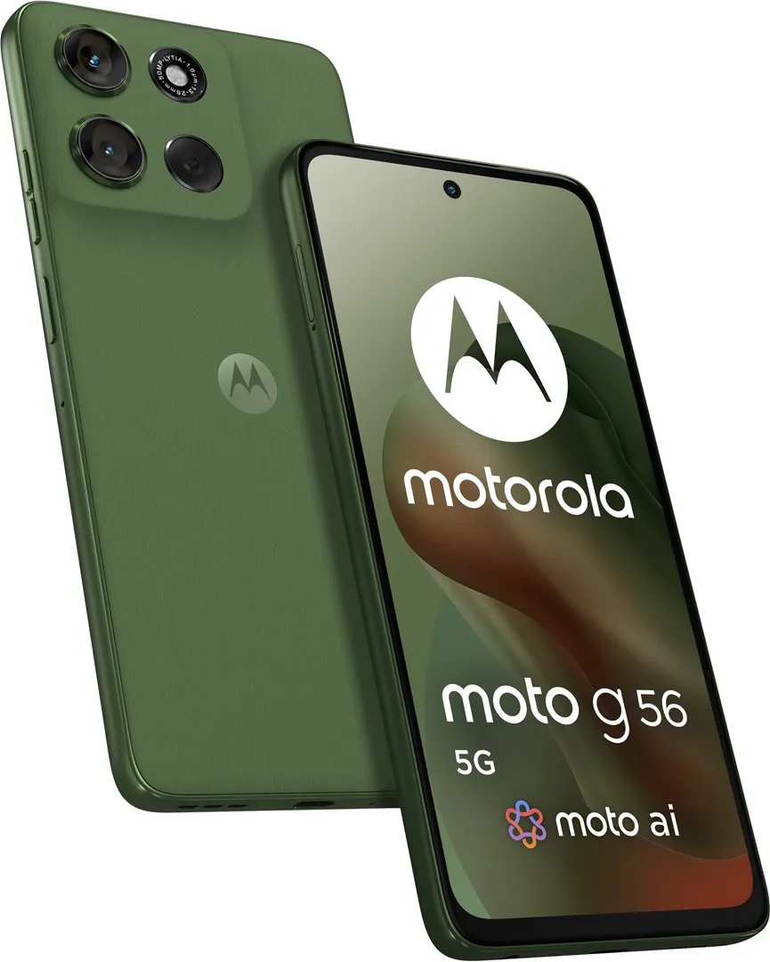 Motorola moto g56 5G 17,1 cm (6.72") Ranura híbrida Dual SIM Android 15 USB Tipo C 8 GB 256 GB 5200 mAh Verde