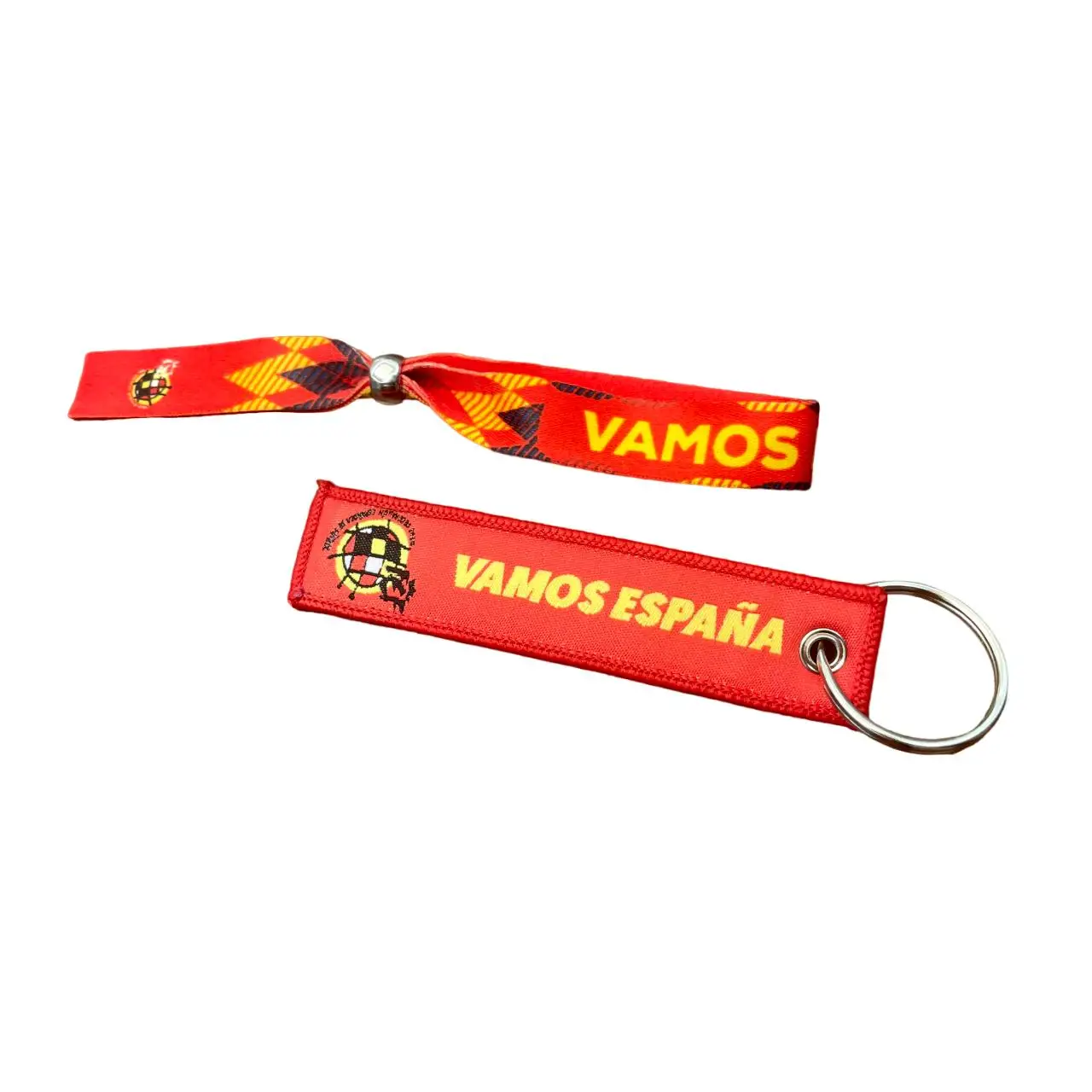 Pack bracelet and keychain RFEF we go Spain selection