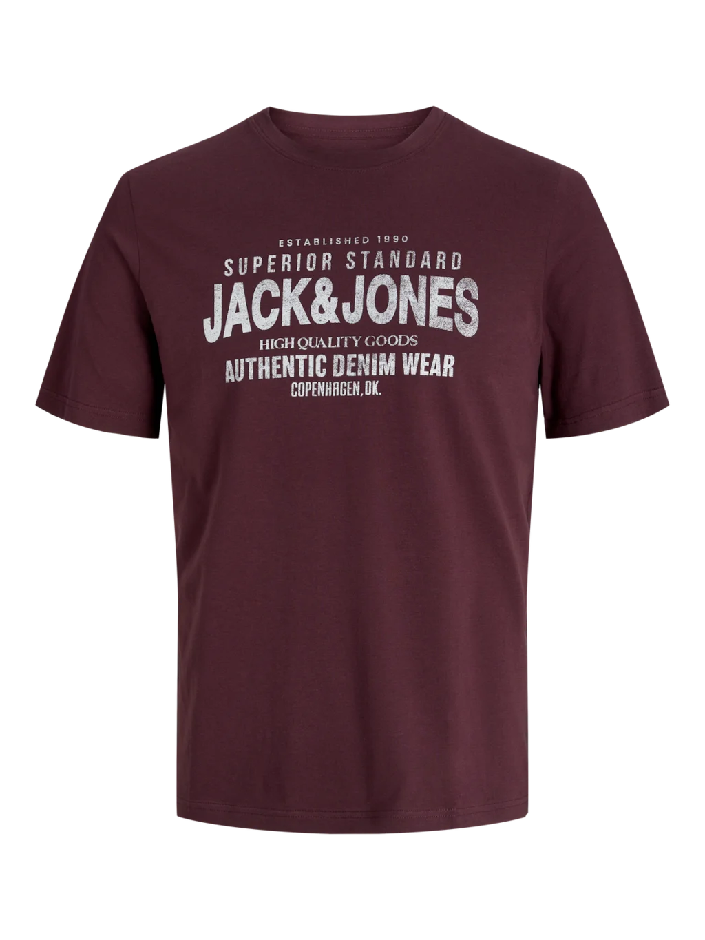 Jack & Jones man Pack 5 cotton T-shirts 160 grs SS24/25 Mod JJSIMON Logo print fashion Casual Casual REF 276424