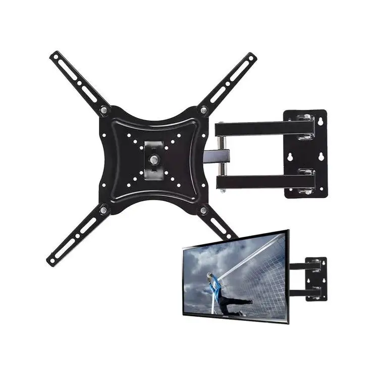 IPSDI 14-55 inch Full Motion Wall Bracket with Three Arms for TV