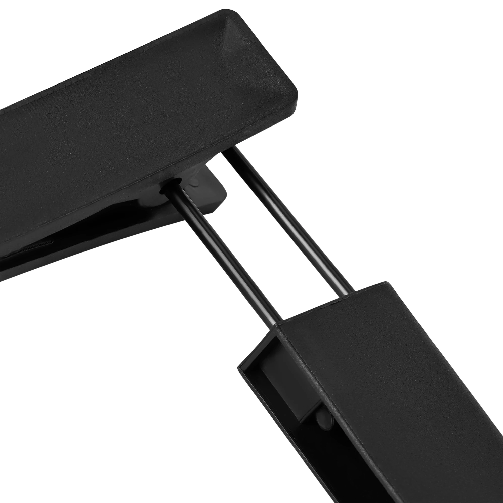 T-LoVendo Set of 5 Clothes Hangers with 360° Metal Hook and 2 Non-Slip Clips, Ideal for Pants and Skirts, Made of Durable Plastic, Space-Saving Wardrobe Organizer. #5