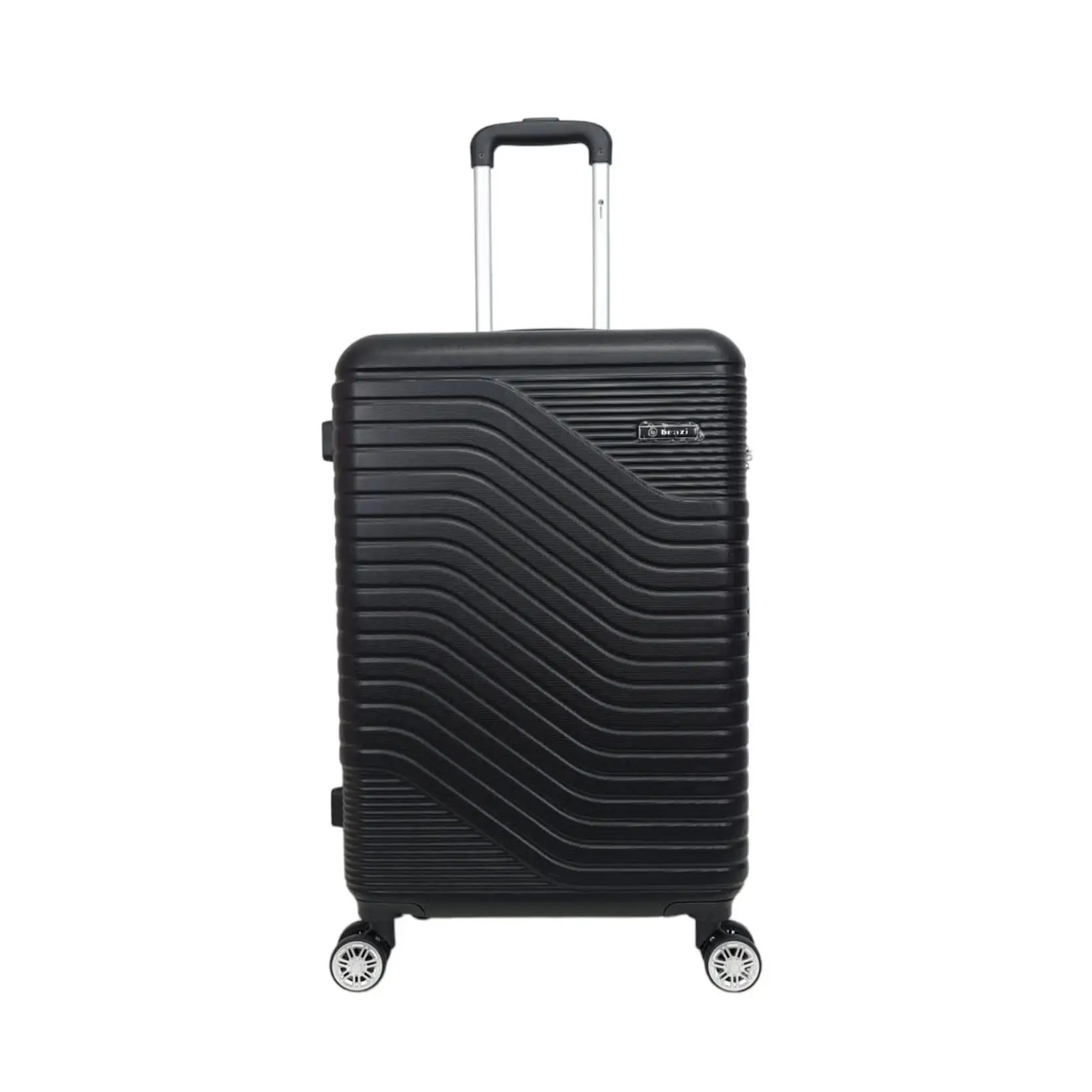 Maleta Barata Mediana Benzi BZ5747  65 x 40 x 25 cm y 3,2 kg. Maletas de Viaje  Rígida. Equipaje  con 4 Ruedas dobles giratorias 360º y Cerradura de Combinación (Color Negro)