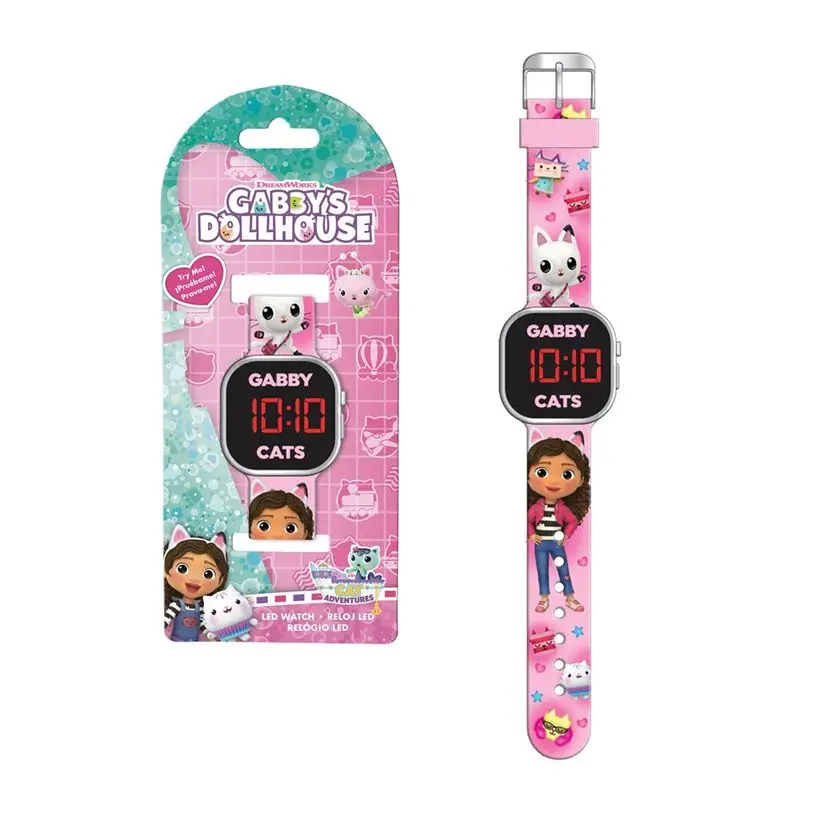 RELOJ LED DIGITAL DE GABBYS DOLLHOUSE