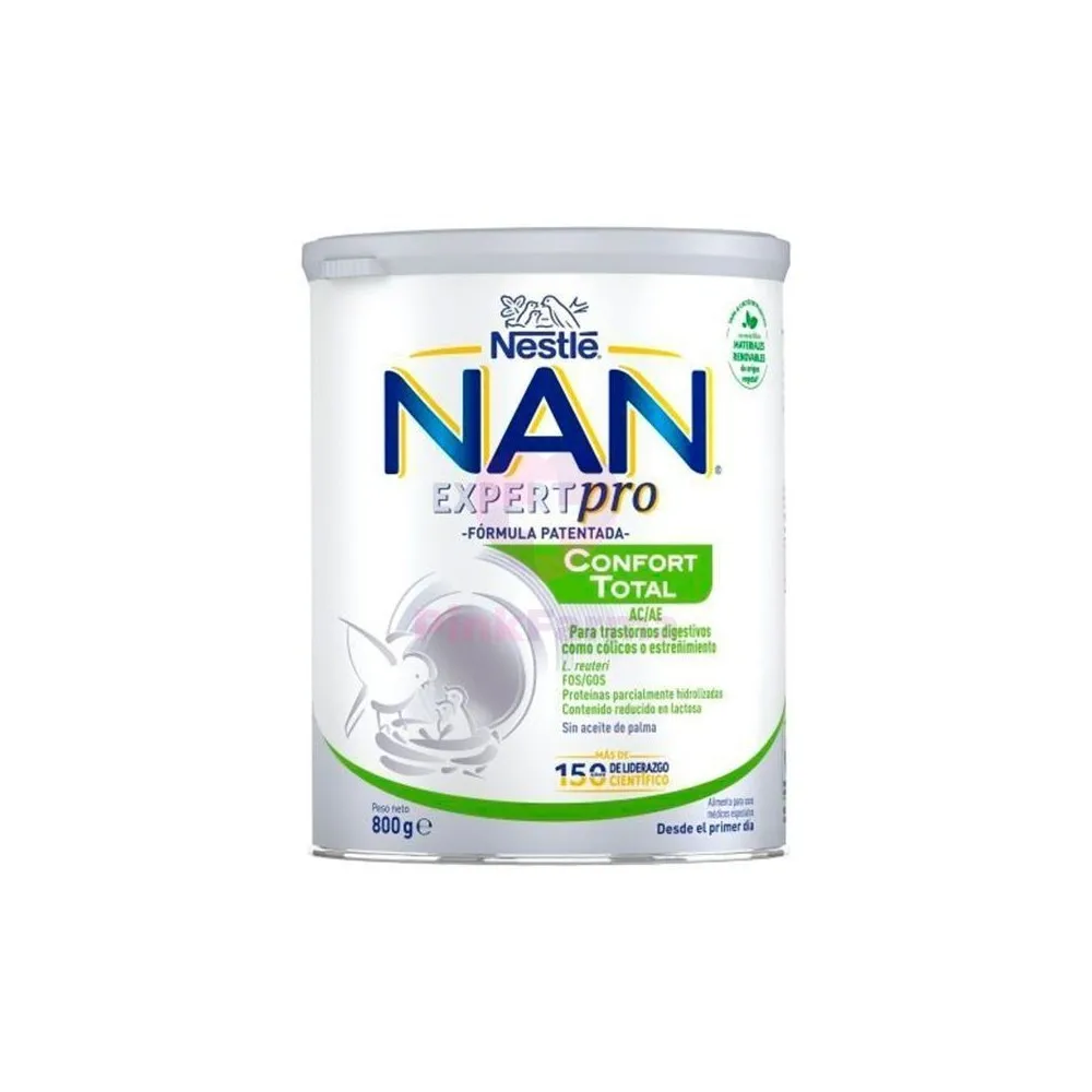Nestle Beba Nestle Nan Confort Total 1 AC/AE - Leche Fórmula Anticólicos y Antiestreñimiento