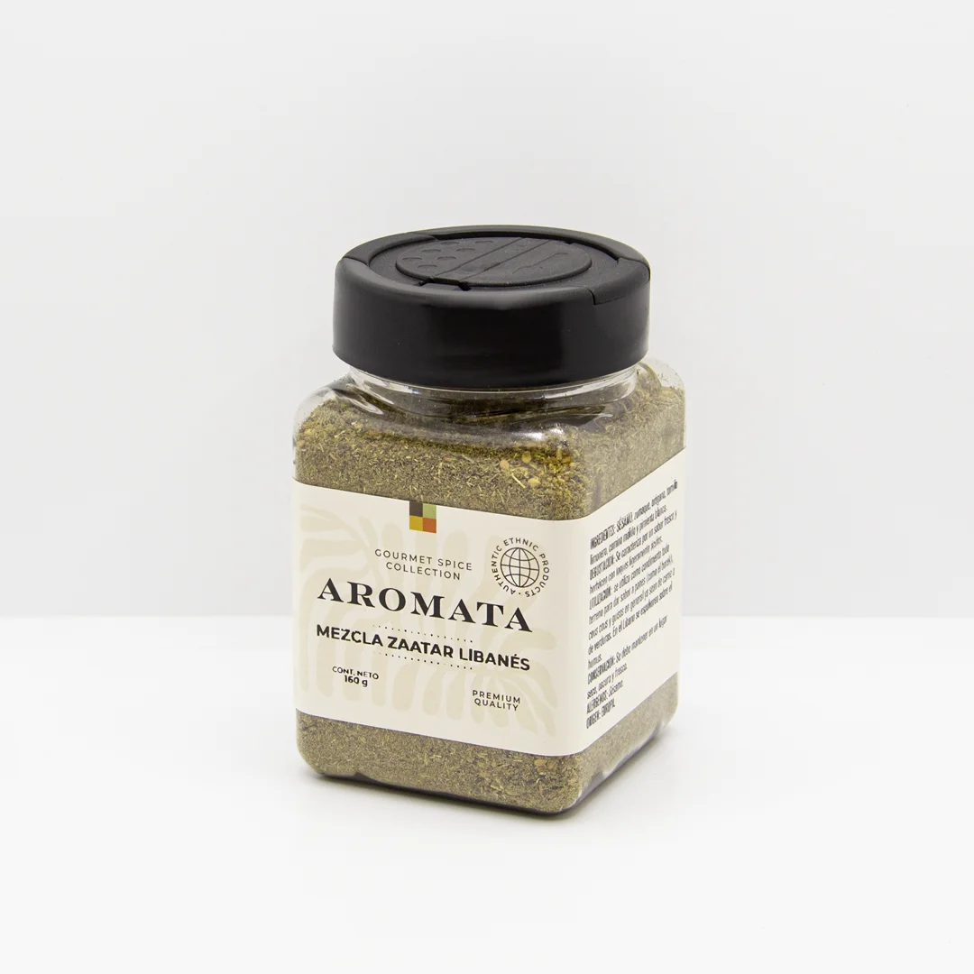 Zaatar Libanés Aromata Condiments - Mezcla Básica Cocina Libanesa - Platos de Hummus, Ensaladas, Carnes y Pescados