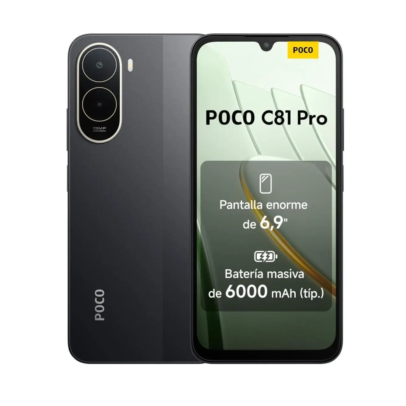 Xiaomi Dorado Poco C81 Pro Negro 4Gb+256Gb 3 Colores A Elegir (Condición Nuevo)