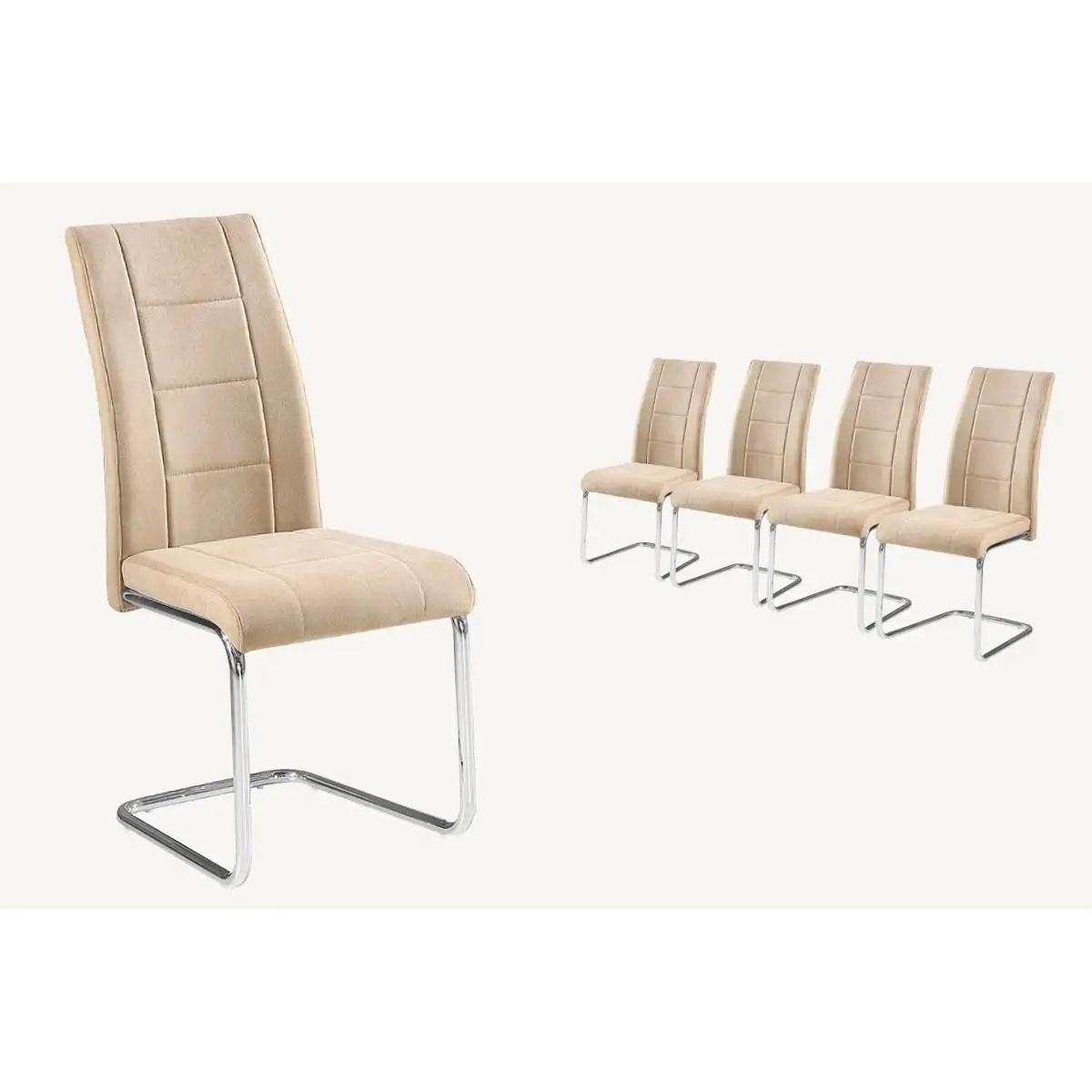Set of 4 San Model Chairs. Available in Various Colors.
