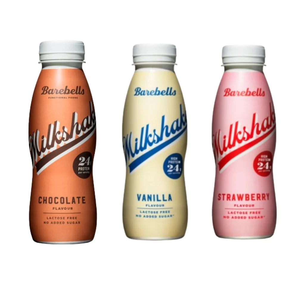 5 MILKSHAKE BAREBELLS smoothies (5X330 ML) │whipped proteicole no added sugar