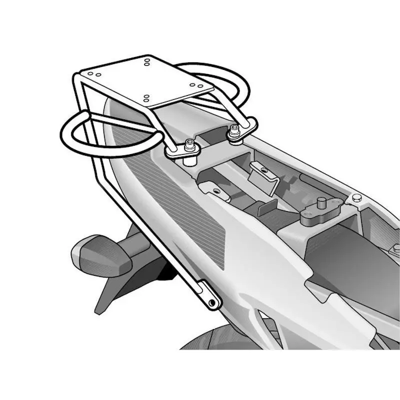 Fissaggio Shad Top Master Suzuki Gs500 01/11 Nero