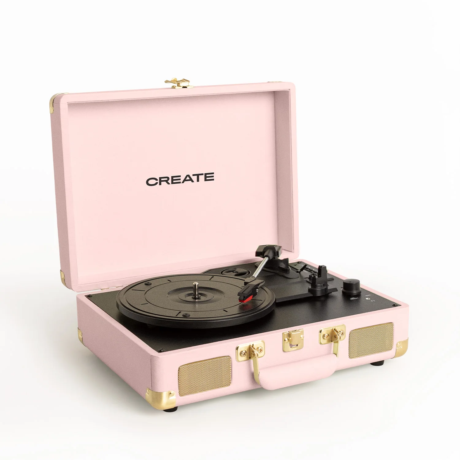 CREATE - RECORD PLAYER POP-portable turntable briefcase with Bluetooth USB, SD, MicroSD and Mp3