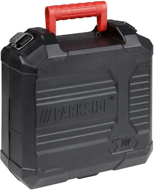 Parkside 20v pabs 20-li e6 cordless drill with battery and charger