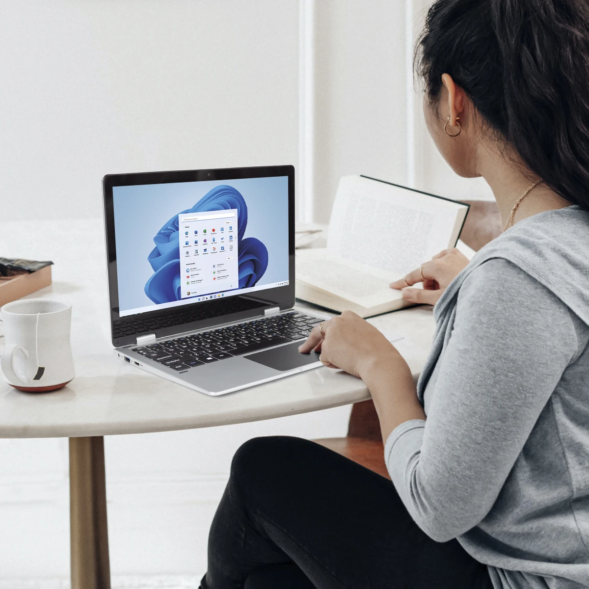 Laptop Flex Pro Convertible touch screen 11.6 '', Windows 11 Home, Intel Celeron N4020, memory 4 GB/128 GB PRIXTON