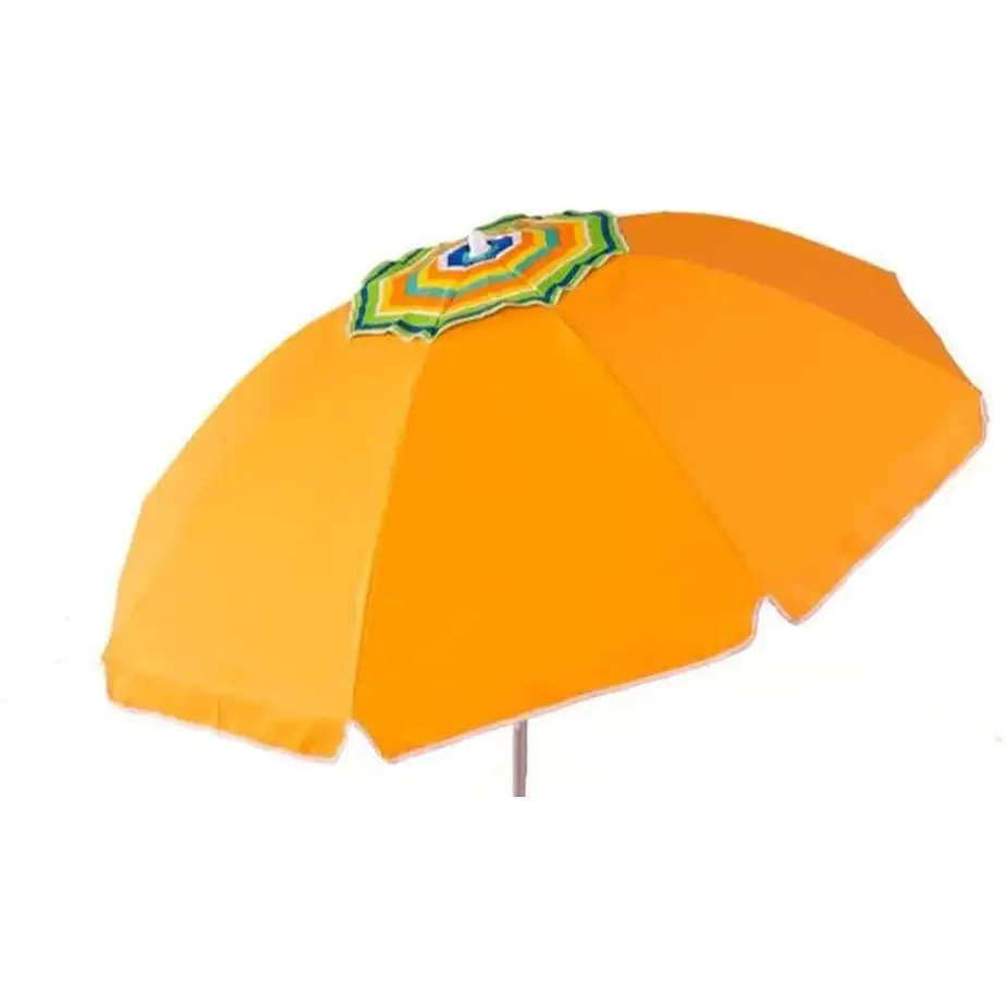 PLUSHOME Sombrilla playa,Parasol Anti-viento  Aluminio/Poli Antiuv 3 Colores Surtidos c/Ex 180 Cm/200Cm/220Cm/240Cm