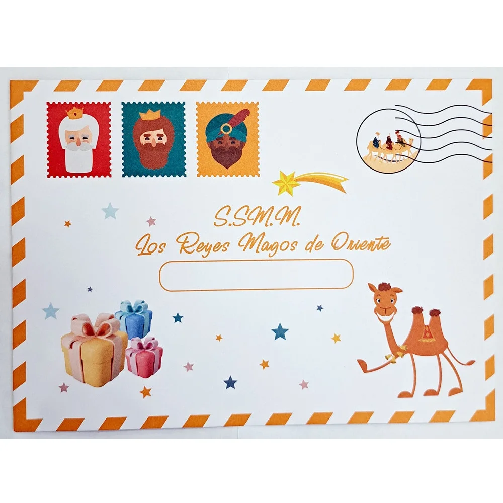 CARTA REYES MAGOS,SOBRE DE REYES MAGOS,MENSAJE ESPECIAL PARA REYES MAGOS,GERIMPOT,FELIZ NAVIDAD,FESPU