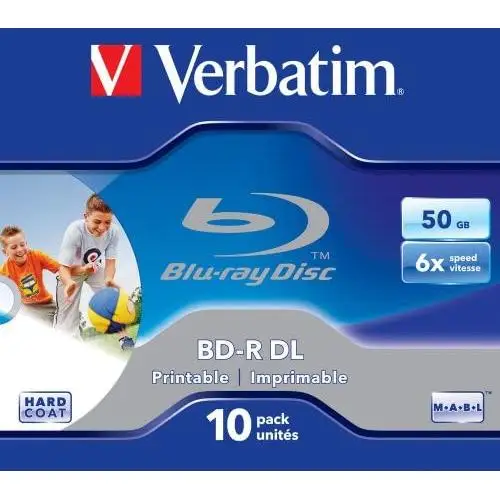 Verbatim 43736 disc blu-ray read/write (BD) BD-R 50 GB 10 piece (s)