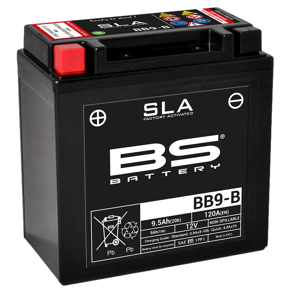 Batería Sla Max Para Motos Con Motor Grande - Modelo Bb9-B (Fa) 35850