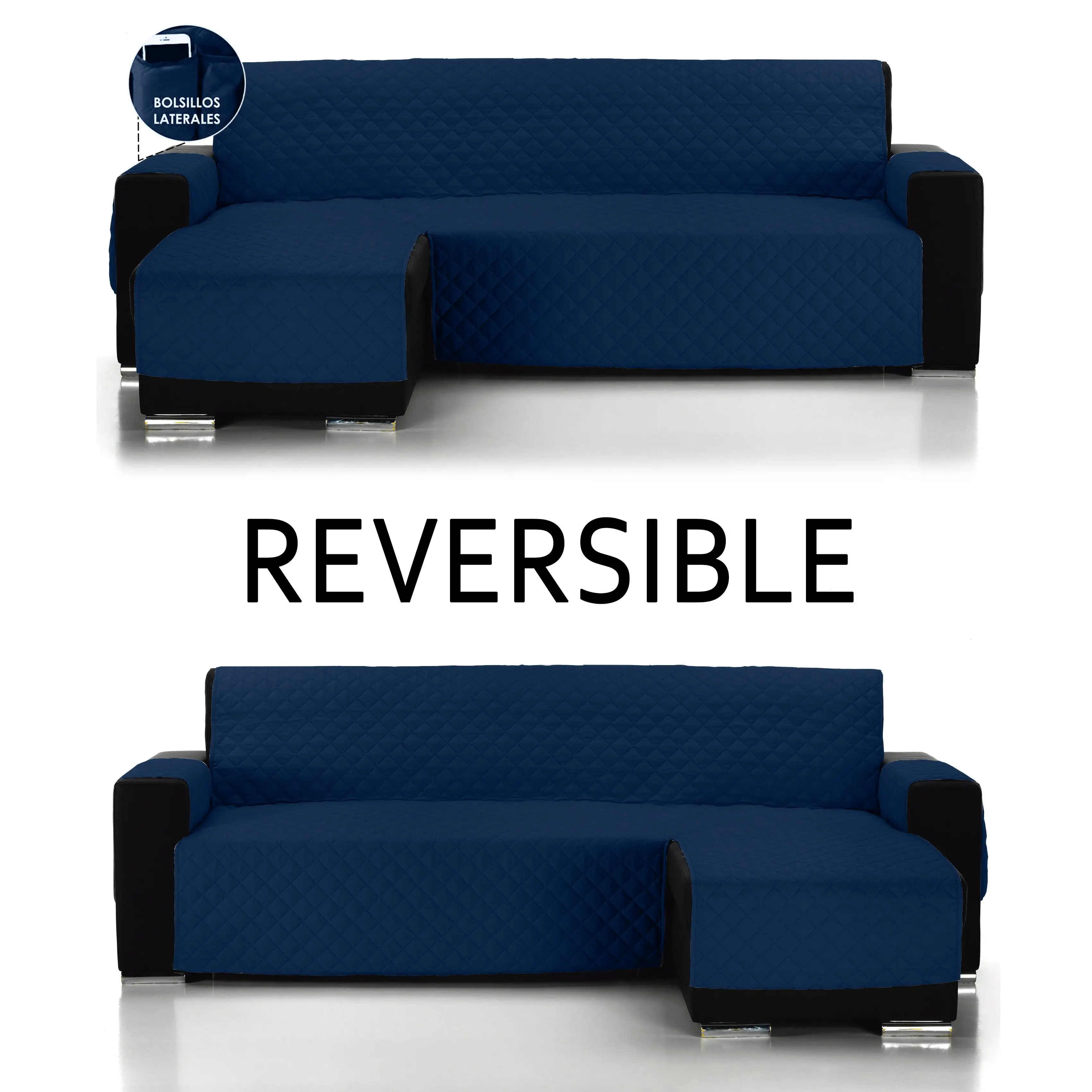 New & ALMERITEX 2000 Sofa covers Chaise Longue Reversible-Sofa Protector-padded Sofa-easy to clean