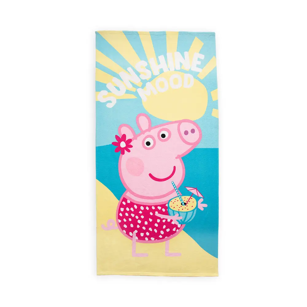 Sun City Toalla Playa Piscina Microfibra Peppa Pig 70 X 140 Cm - Absorbente Suave Ligera