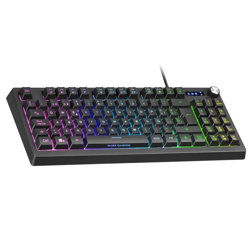 MKREVO RGB hybrid keyboard Mars Gaming with numeric Pad