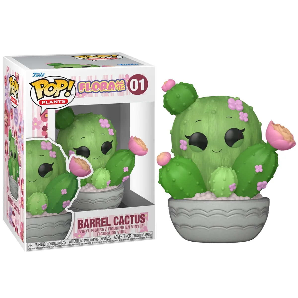 FUNKO POP! PLANTAS: FLORA - CACTUS BARRIL, 88381, Nº01, TIENDA CON LICENCIA OFICIAL, ENVIO URGENTE PENINSULA 24-48 HORAS