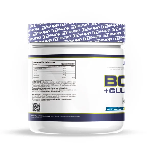 Bcaa + l-glutamine kyowa ®   - 500g mm supplements