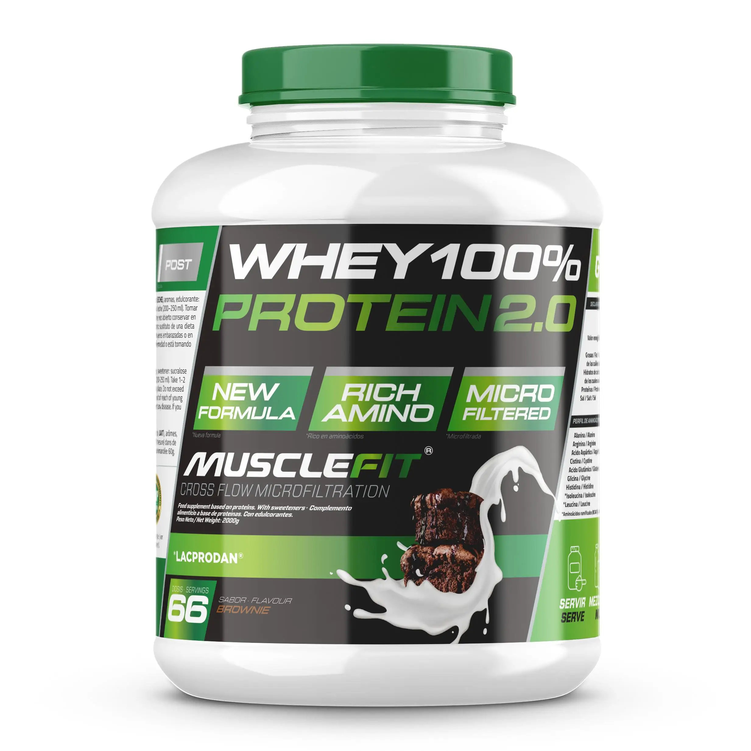 Whey 100% protein 2kg - musclefit │ Musclecult muscle creation