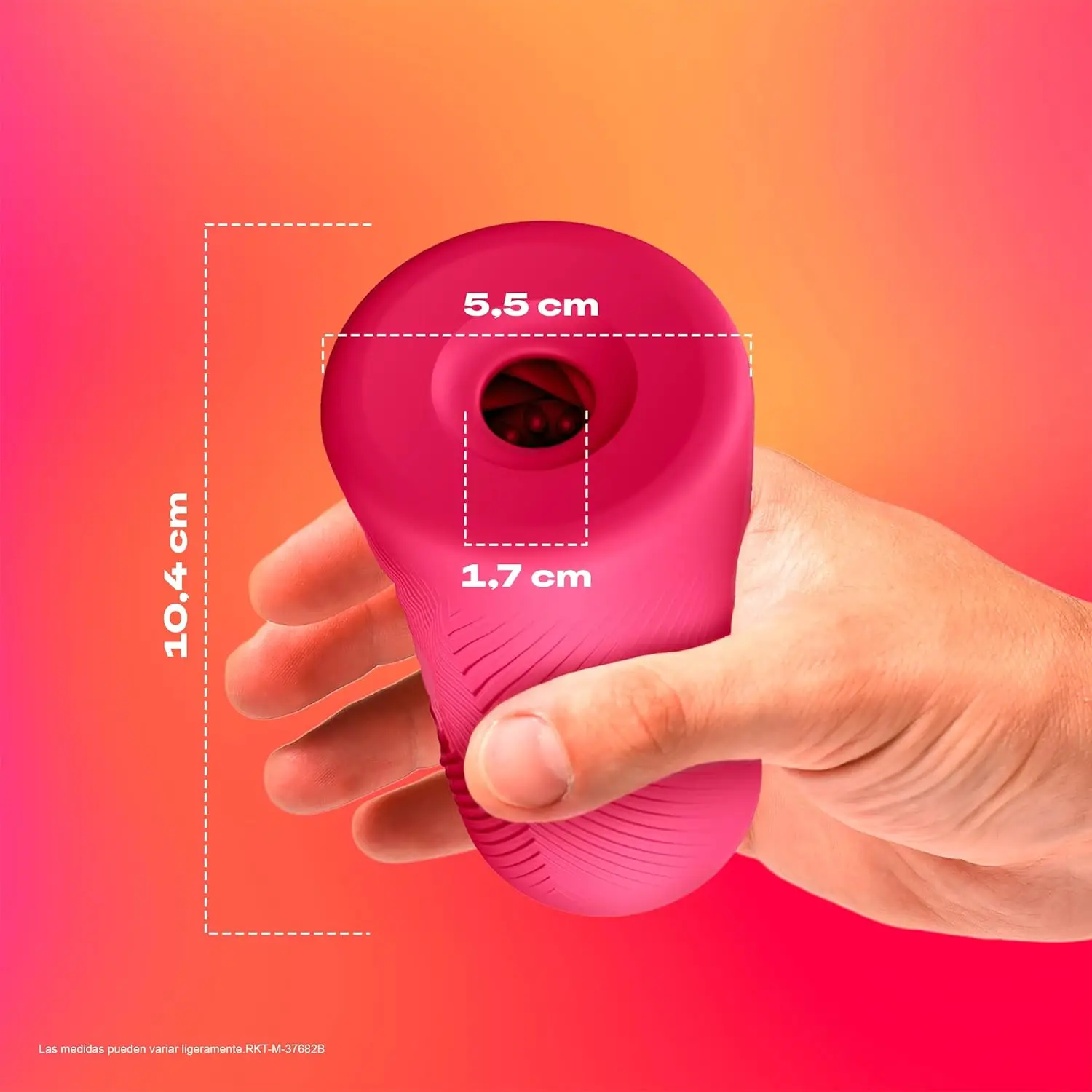 Durex slide & ride masturbator + original h2o lubricant 50 ml, elastic, soft flexible and textured with stretch marks