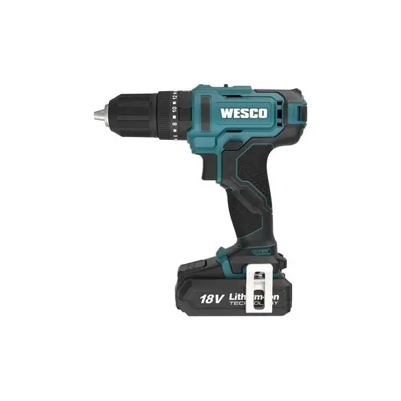 Hammer drill 18v 50nm 2.0ah+wesco wesco charger